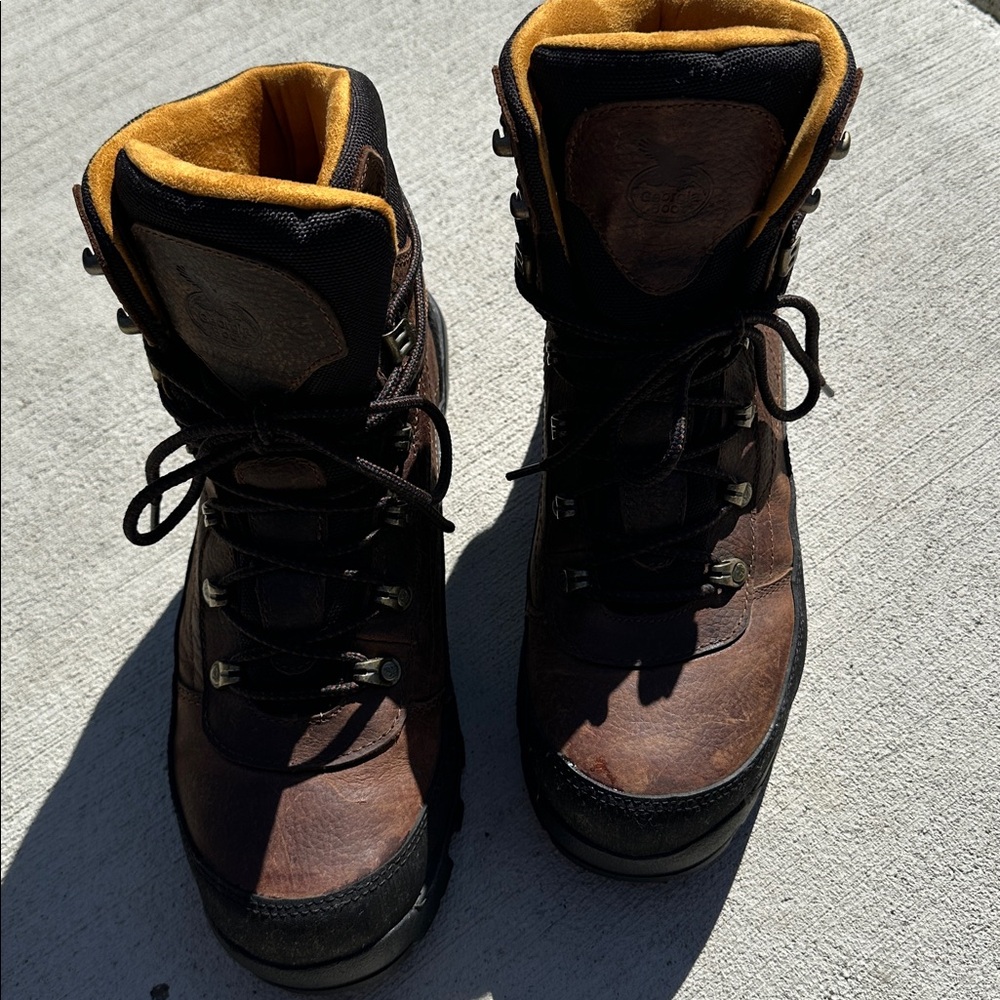 Georgia Boot Men's Dark Brown Leather Boots